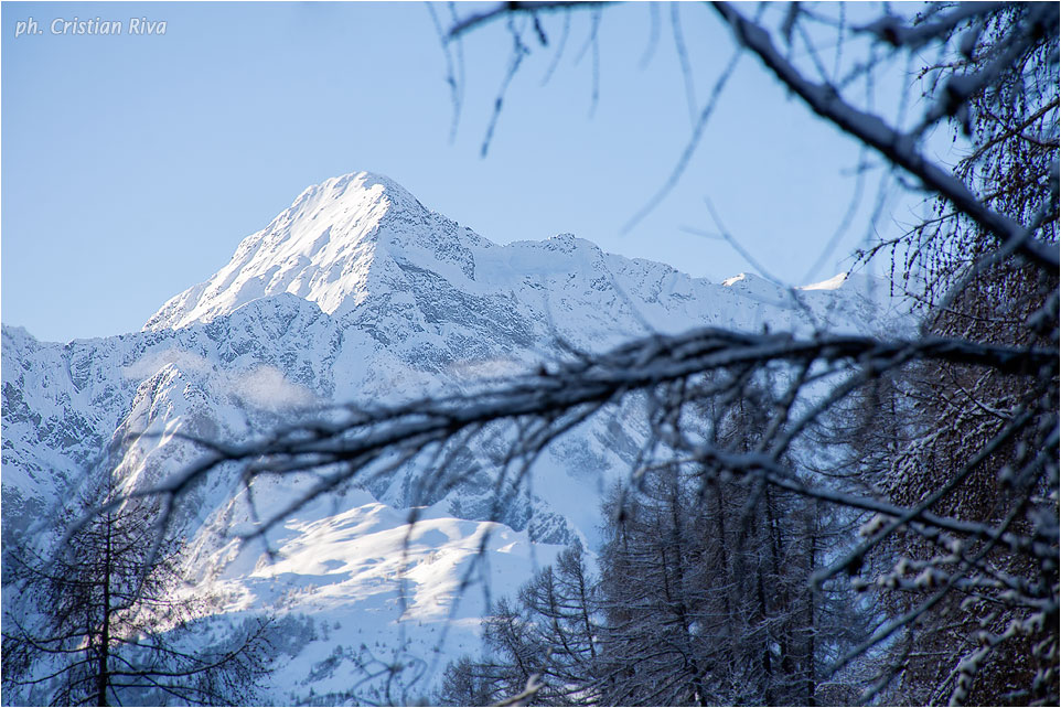 Ciaspolata in Val Canè: scorcio invernale