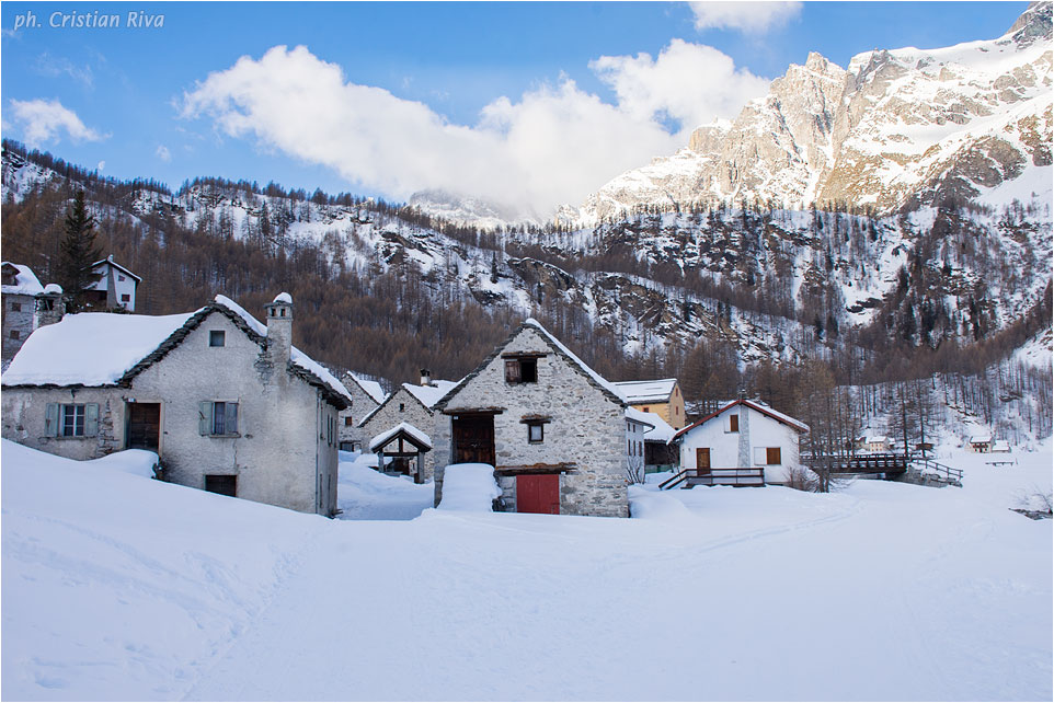 Ciaspolata sul Monte Cazzola: alpe Devero, località Pedemonte