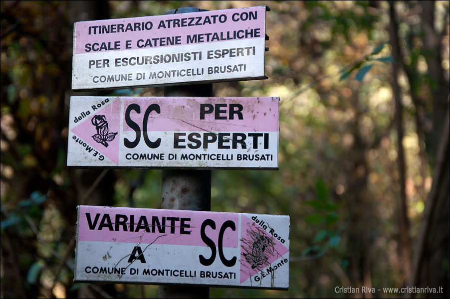 Sentiero delle cascate