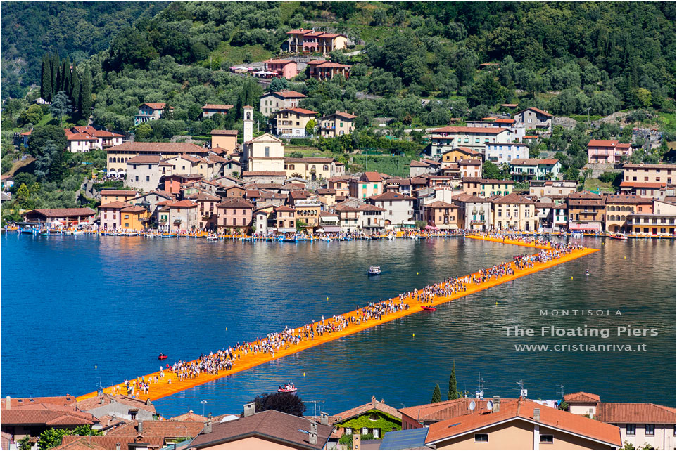 The Floating Piers: anello Montisola