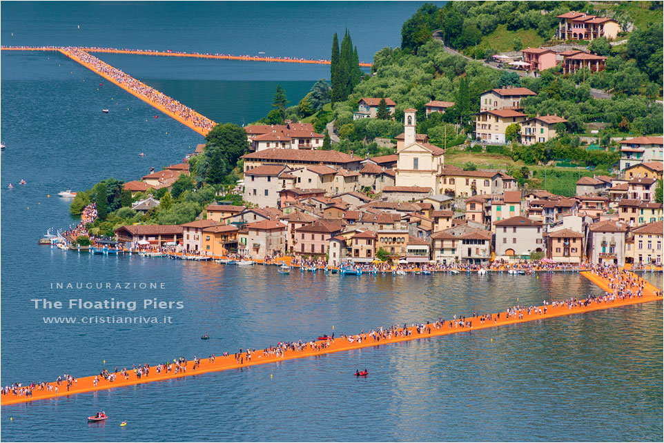 The Floating Piers by Christo