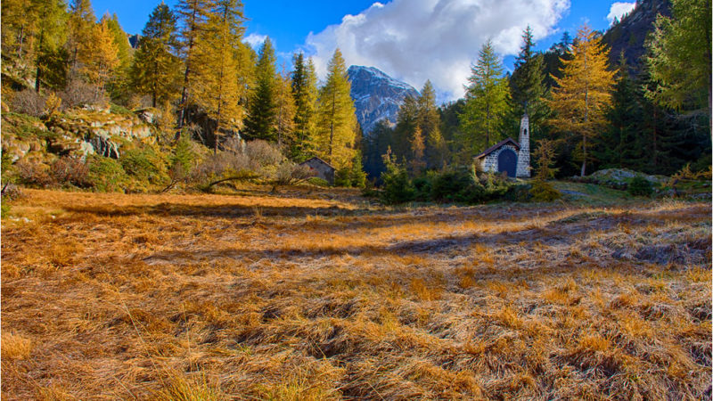 Autunno alla baita Armentarga