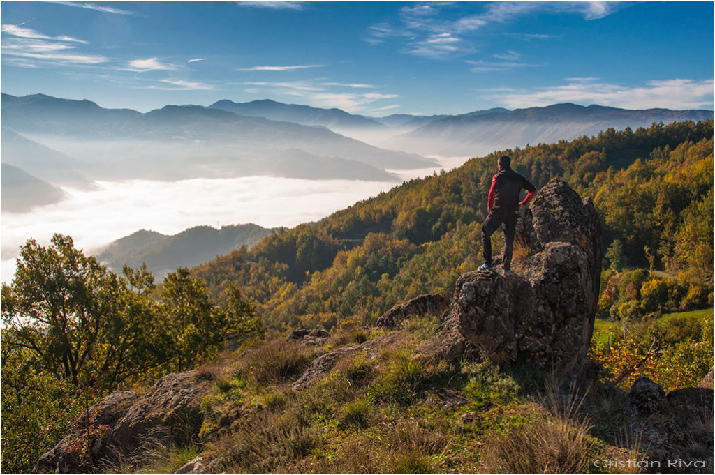 Val Trebbia - Anello del Brugnello: panorama dal Bric Carana