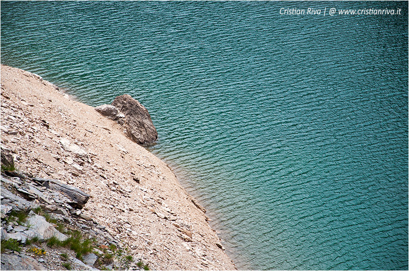 Sentiero estivo del Calvi: presso il lago Fregabolgia