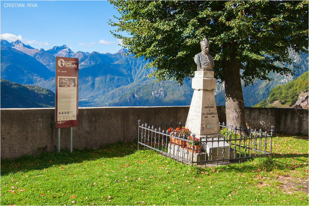 Acquafraggia - Anello tra Savogno e Dasile: Savogno, in ricordo di Don Guanella