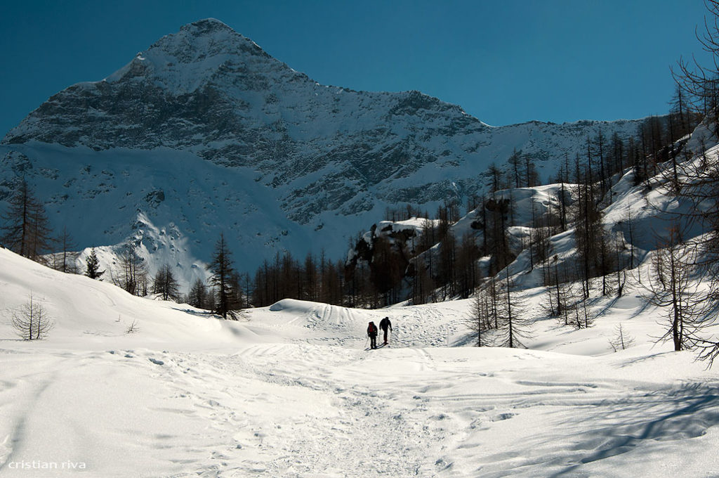 Alpe Prabello, paradiso per le ciaspole: il Pizzo Scalino