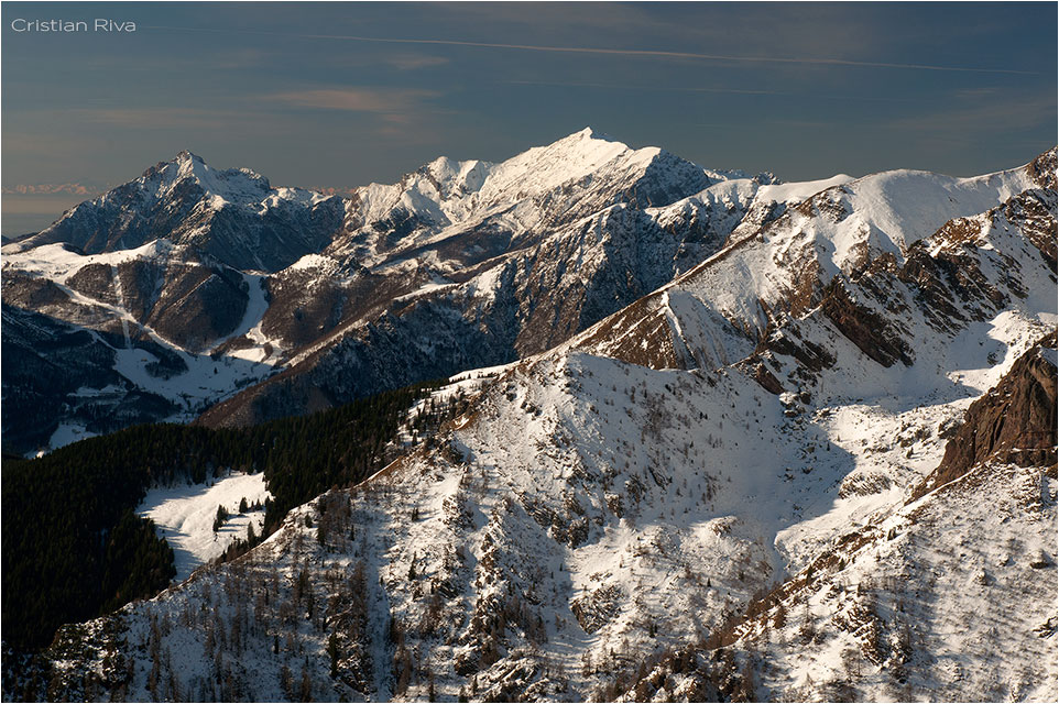 Ciaspolata su monte Avaro e monte Triomen