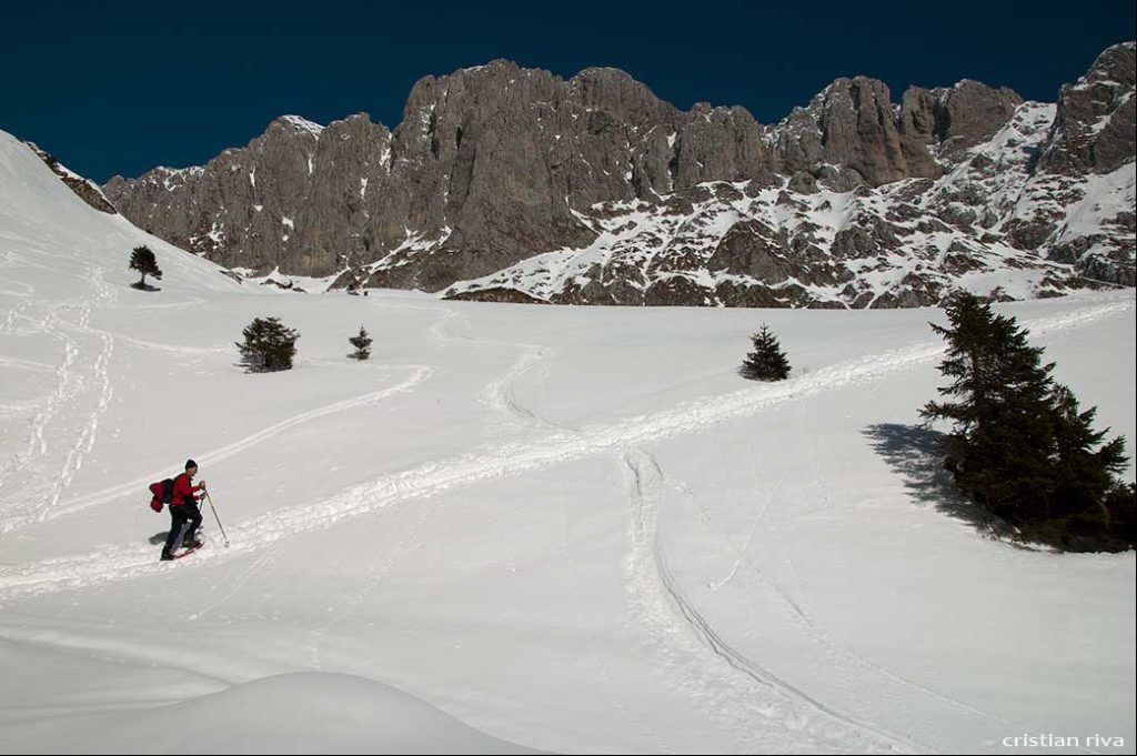 Ciaspolata alla Grotta dei Pagani: la Presolana