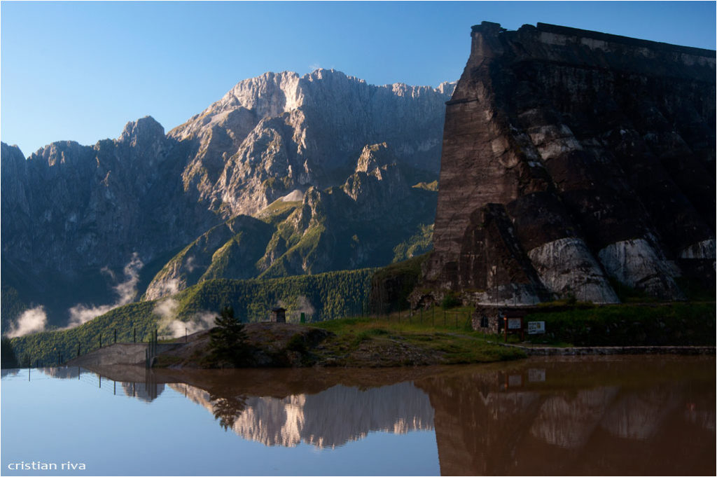 Monte Gleno: la diga del Gleno