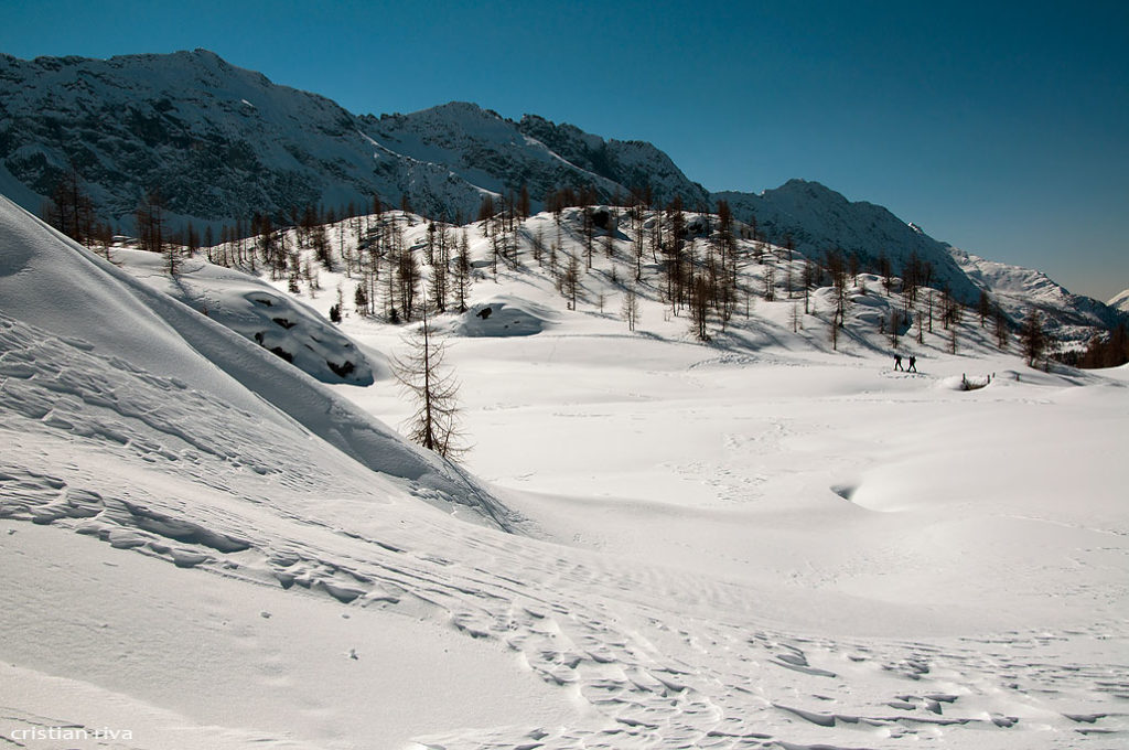 Alpe Prabello, paradiso per le ciaspole