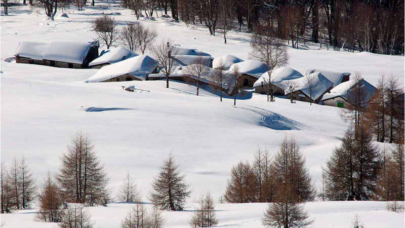 Ciaspolata sul Cimone di Margno