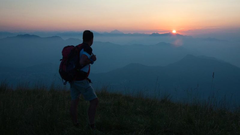 Alba sul monte Linzone