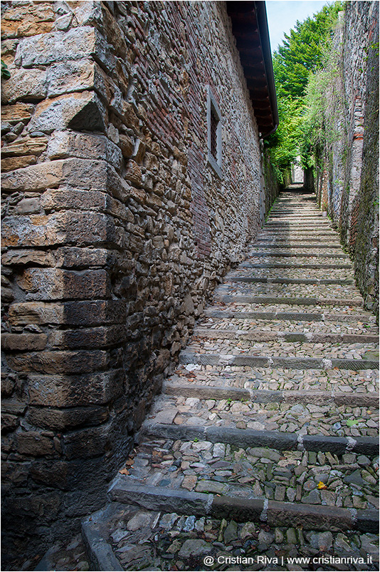 Bergamo, scaletta di Santa Lucia Vecchia