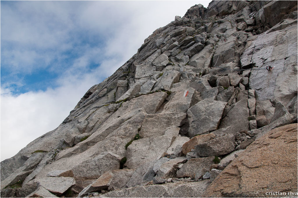 Monte Adamello via Terzulli: attacco della via Terzulli