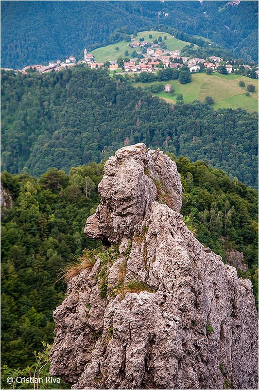Monte Alben: pinnacoli