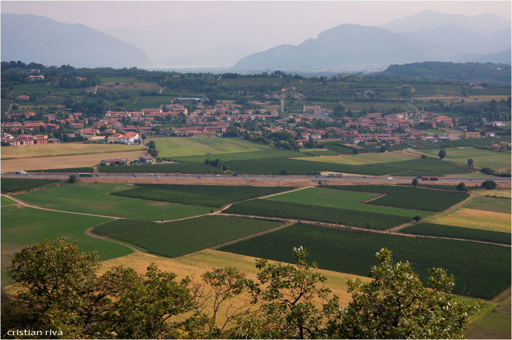 Monte Orfano: panorama sulla Franciacorta