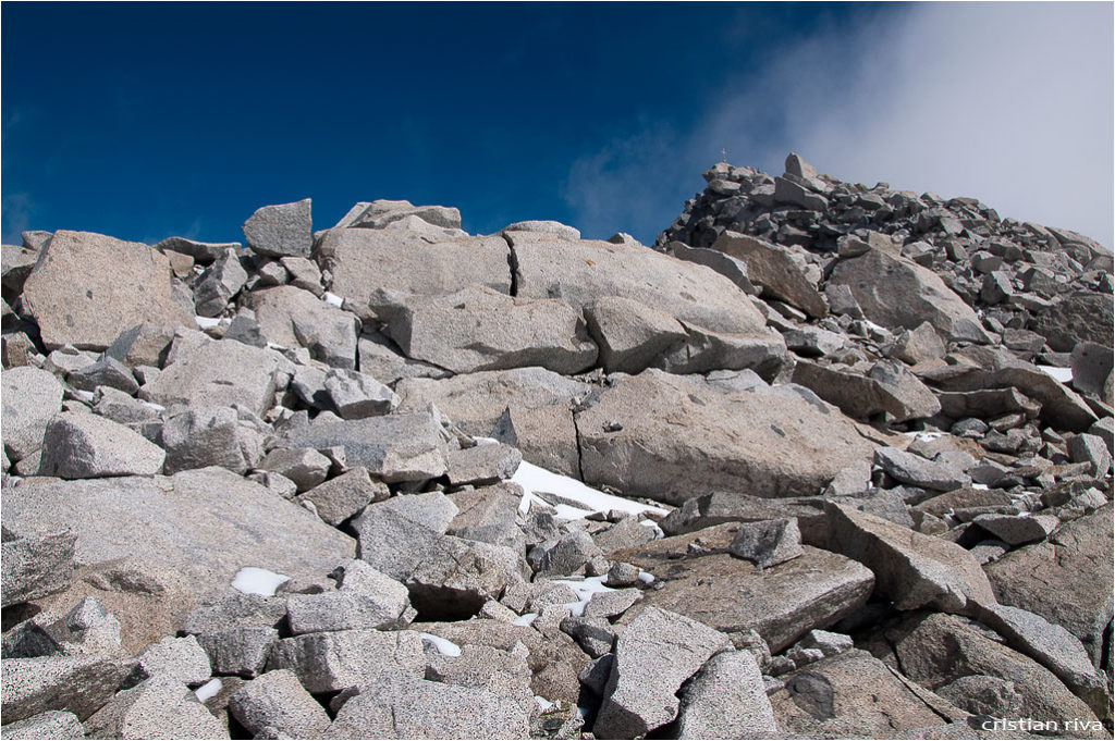 Monte Adamello via Terzulli: in prossimità della vetta