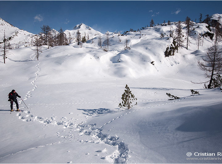 Con le ciaspole ai Laghi Gemelli