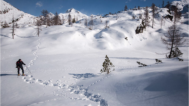 Con le ciaspole ai Laghi Gemelli