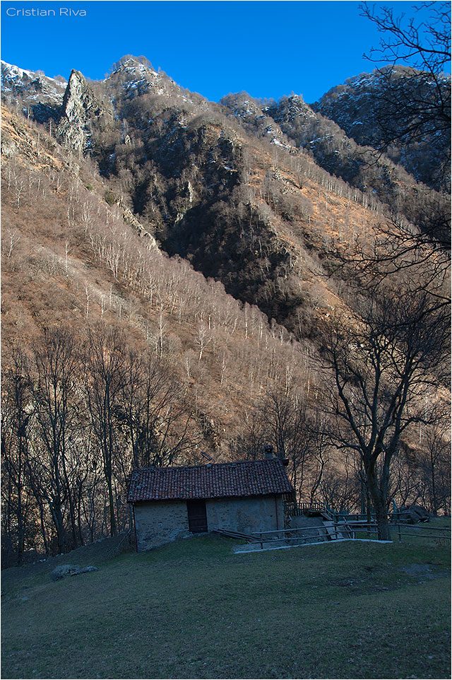 Val Biandino: Capanna (rifugio) Grassi
