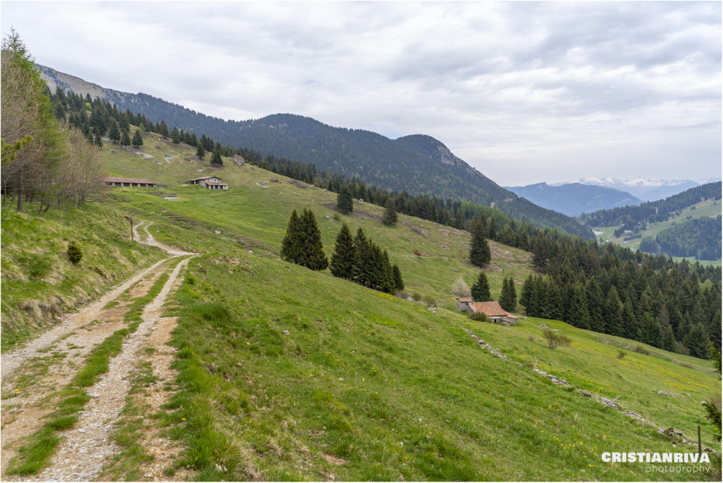 Pizzo Corzene dal sentiero delle capre: malga Corzene