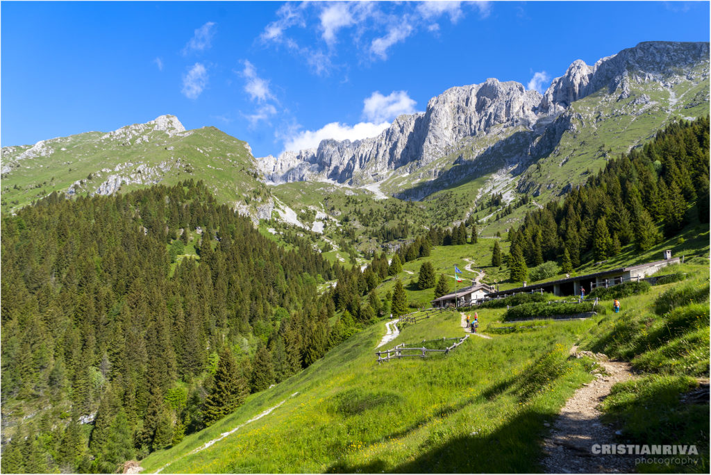 Pizzo Corzene: baita Cassinelli e Presolana