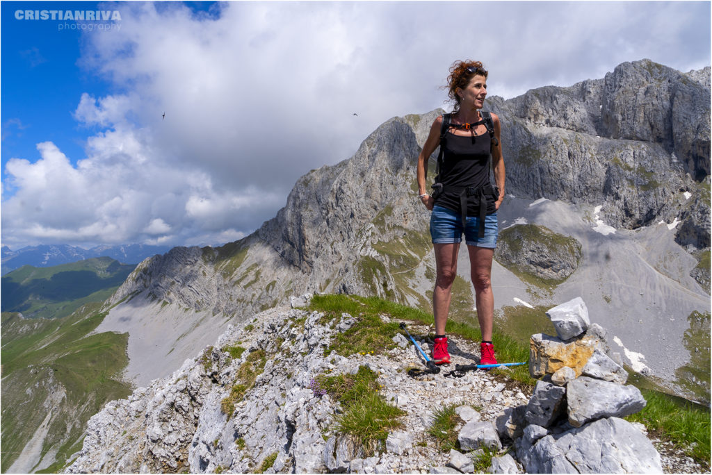 Pizzo Corzene: Veronica in vetta!