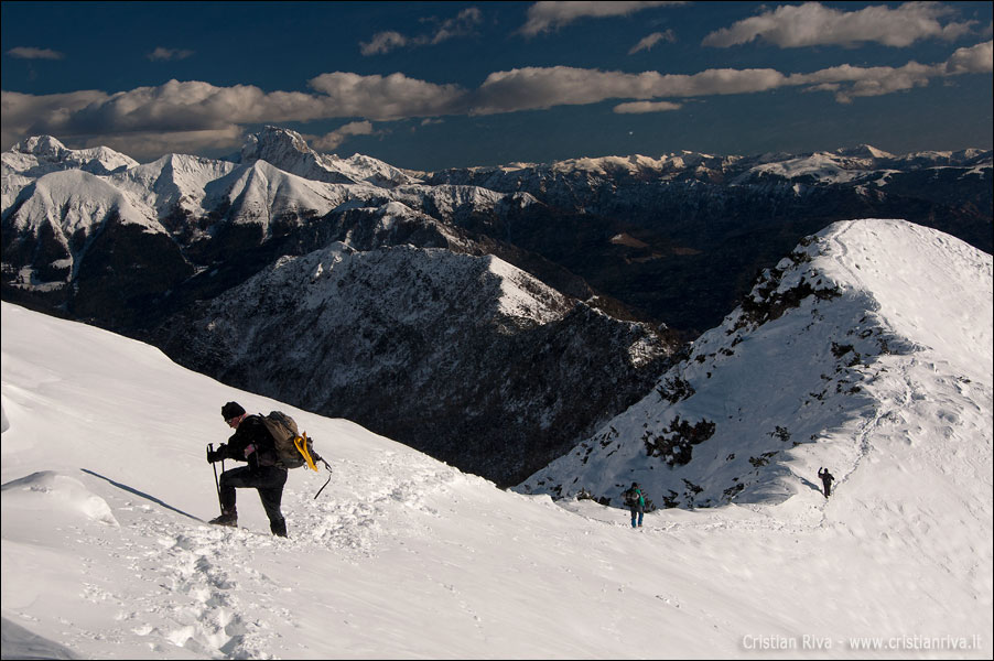 Ciaspolata sul monte Campagano