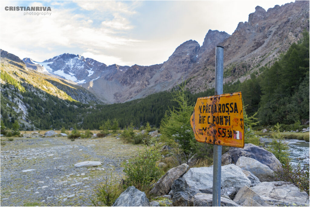 La valle di Pedra Rossa e il rifugio Ponti