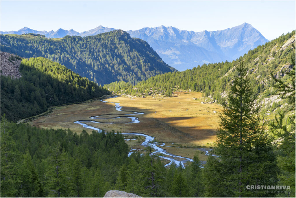 La valle di Pedra Rossa e il rifugio Ponti