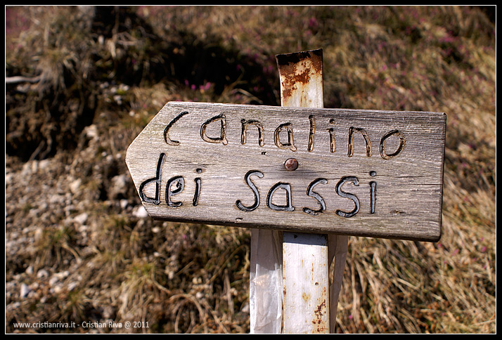 Monte Cancervo - Canalino dei Sassi