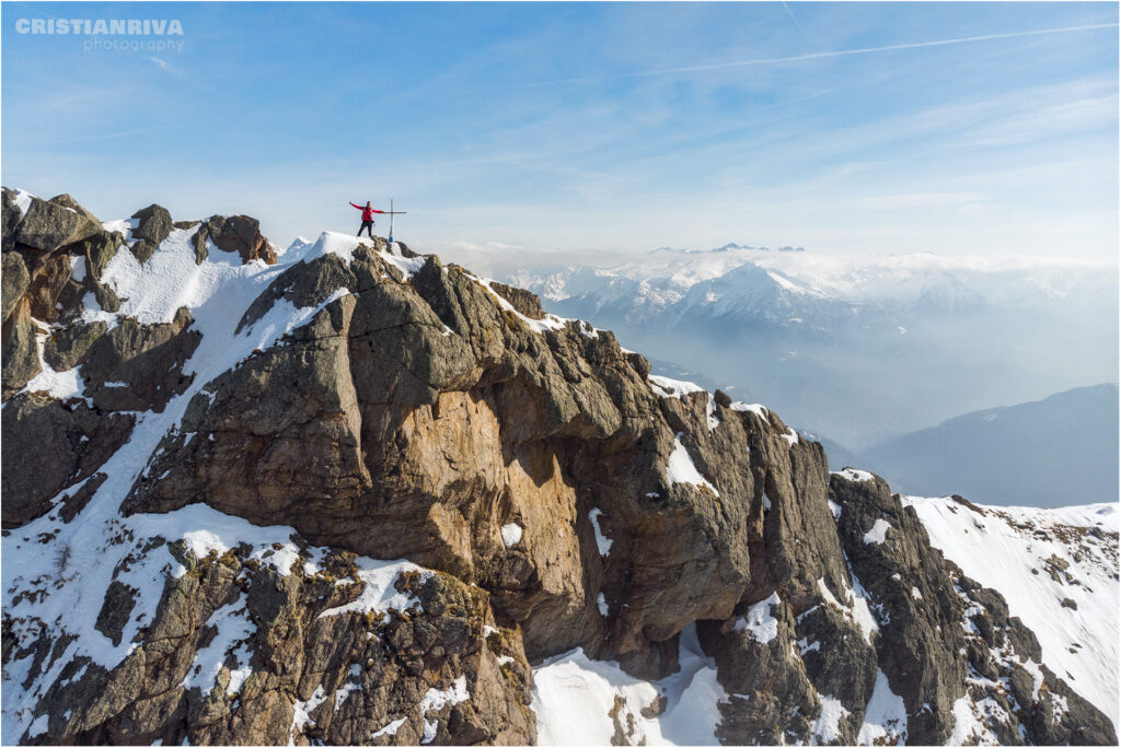 Piz Tri con le ciaspole