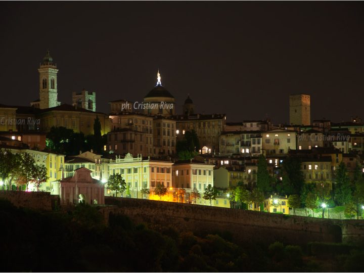 Citta’ Alta in una notte di fine estate