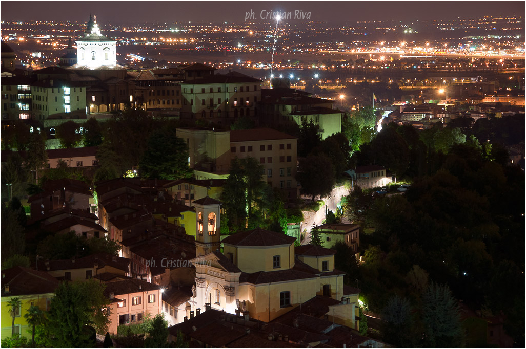 Citta’ Alta in una notte di fine estate