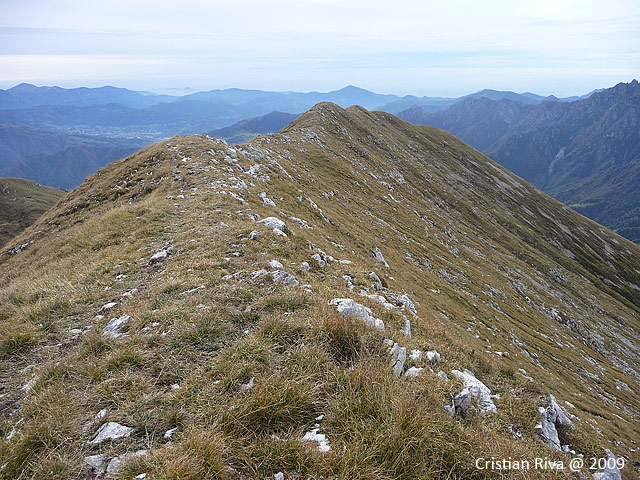 Cima monte Grem da passo di Zambla