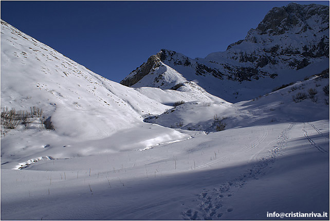 Passo Branchino dalle baite di Mezzeno